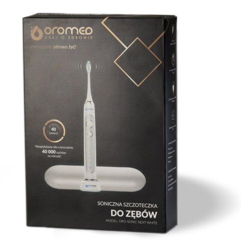 Oromed Szczoteczka soniczna OROMED ORO SONIC NEXT WHITE Oromed Szczoteczka soniczna OROMED ORO SONIC NEXT WHITE