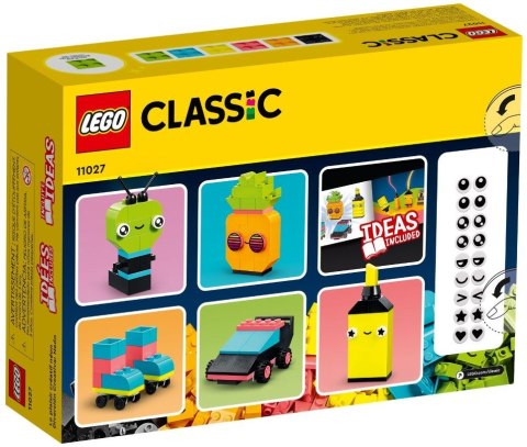 Lego LEGO Classic 11027 Kreatywna zabawa neonowymi kolorami