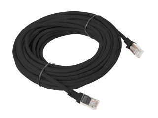 Lanberg Patchcord UTP Lanberg PCU5-10CC-1000-BK (RJ45 - RJ45 ; 10m; UTP; kat. 5e; kolor czarny)