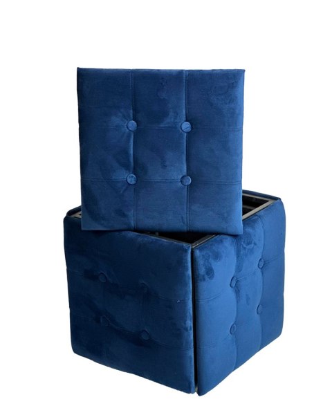 Go Gift Puf-transformator 5w1 - 5 taboretów w 1 pufie granat velvet