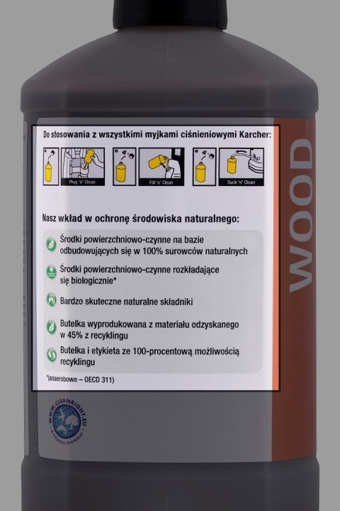 KARCHER Środek do czyszczenia drewna KARCHER 6.295-757.0