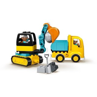 Lego LEGO DUPLO 10931 Ciężarówka i koparka gąsienicowa
