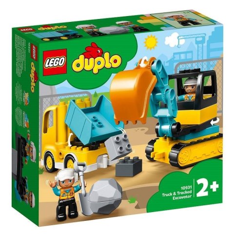 Lego LEGO DUPLO 10931 Ciężarówka i koparka gąsienicowa Lego LEGO DUPLO 10931 Ciężarówka i koparka gąsienicowa