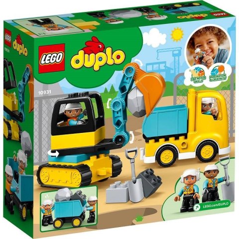 Lego LEGO DUPLO 10931 Ciężarówka i koparka gąsienicowa Lego LEGO DUPLO 10931 Ciężarówka i koparka gąsienicowa