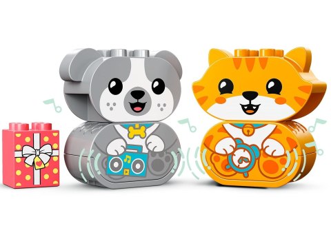 Lego LEGO DUPLO 10977 Mój pierwszy szczeniak i kotek z odgłosami Lego LEGO DUPLO 10977 Mój pierwszy szczeniak i kotek z odgłosami