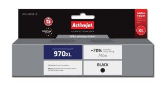 Activejet Activejet AH-970BRX Tusz (zamiennik HP 970XL CN625AE; Premium; 250 ml; czarny)