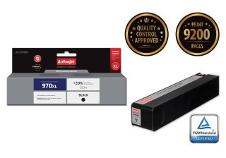 Activejet Activejet AH-970BRX Tusz (zamiennik HP 970XL CN625AE; Premium; 250 ml; czarny)