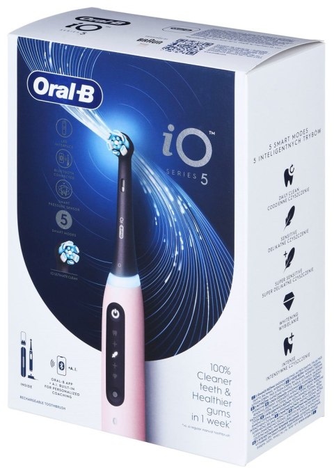Braun Szczoteczka elektyczna Oral-B iO5 Pink