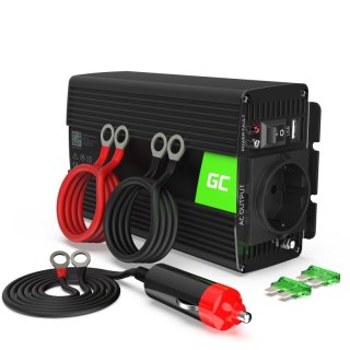 Green Cell GREEN CELL PRZETWORNICA INV02DE 24V-230V 300W/600W MODYFIKOWANA SINUSOIDA