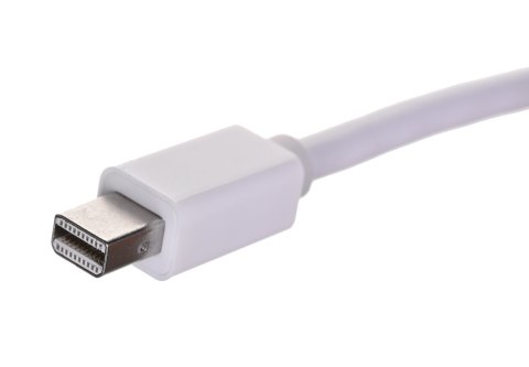 SAVIO Adapter SAVIO cl-57 (Mini DisplayPort M - HDMI F; 0,10m; kolor biały) SAVIO Adapter SAVIO cl-57 (Mini DisplayPort M - HDMI F; 0,10m; kolor biały)