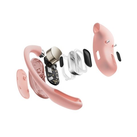 SHOKZ Słuchawki bezprzewodowe douszne Shokz OpenFit Air różowe SHOKZ Słuchawki bezprzewodowe douszne Shokz OpenFit Air różowe
