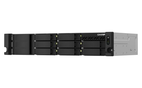 QNAP Qnap TS-864eU-RP-8G, 2U, 8 x 2.5"/3.5" SATA, Intel Celeron N5095 4C/4T, 8 GB DDR4 onboard not expandable, 2 x 2.5GbE, Redundant 