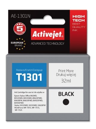Activejet Activejet AE-1301N Tusz (zamiennik Epson T1301; Supreme; 32 ml; czarny)