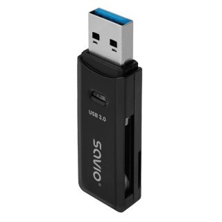 SAVIO SAVIO CZYTNIK KART SD, USB 3.0 AK-64