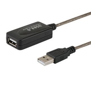 SAVIO SAVIO PRZEDŁUŻKA PORTU USB AKTYWNA 10M USB AM - USB AF CL-130