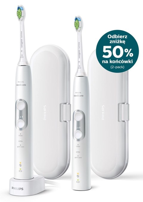 Philips Szczoteczki do zębów Philips HX6877/34 (soniczna; kolor biały)