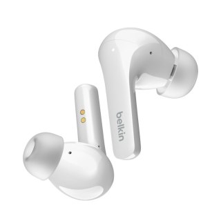 Belkin Słuchawki bezprzewodowe douszne Belkin SoundForm Flow Noise Cancellation Earbuds ANC BT5.2 IPX5 White