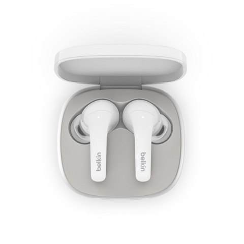 Belkin Słuchawki bezprzewodowe douszne Belkin SoundForm Flow Noise Cancellation Earbuds ANC BT5.2 IPX5 White Belkin Słuchawki bezprzewodowe douszne Belkin SoundForm Flow Noise Cancellation Earbuds ANC BT5.2 IPX5 White