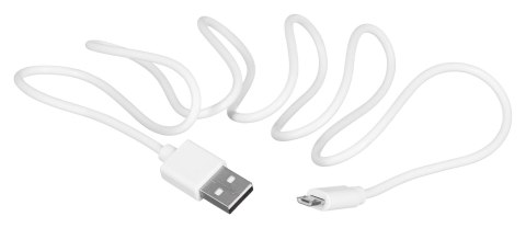 SAVIO Kabel SAVIO CL-123 (Micro USB - USB 2.0 ; 1m; kolor biały) SAVIO Kabel SAVIO CL-123 (Micro USB - USB 2.0 ; 1m; kolor biały)