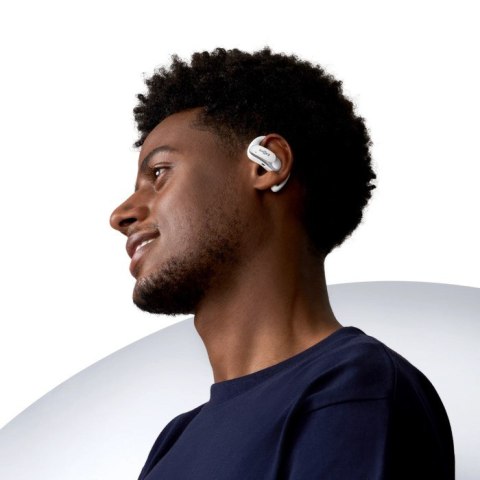 SHOKZ Słuchawki bezprzewodowe douszne Shokz OpenFit Air białe SHOKZ Słuchawki bezprzewodowe douszne Shokz OpenFit Air białe