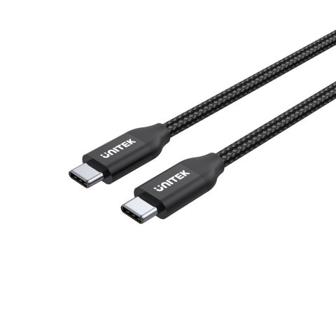 UNITEK UNITEK KABEL USB-C - USB-C, PD 100W, C14059BK UNITEK UNITEK KABEL USB-C - USB-C, PD 100W, C14059BK