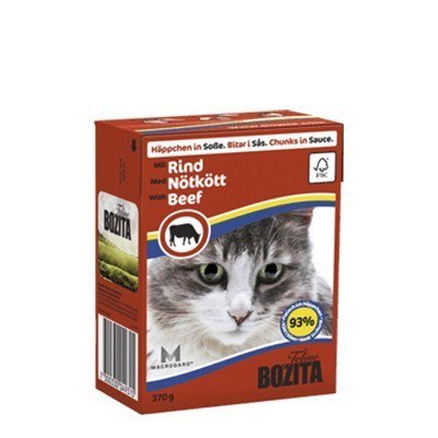 BOZITA BOZITA Mięsne kawałki z wołowiną w sosie 370g BOZITA BOZITA Mięsne kawałki z wołowiną w sosie 370g