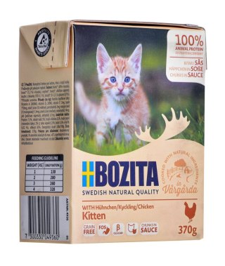 BOZITA BOZITA Chunks in sauce - mokra karma dla kociąt - 370g
