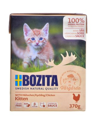 BOZITA BOZITA Chunks in sauce - mokra karma dla kociąt - 370g