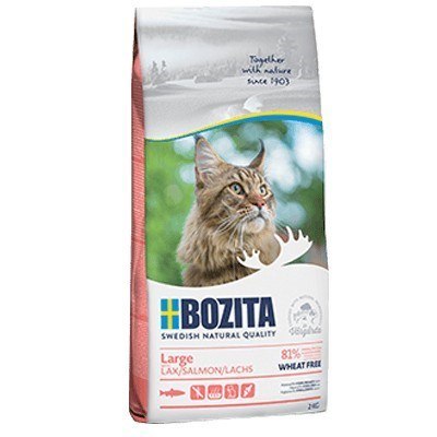 BOZITA BOZITA Large Wheat free Salmon - sucha karma dla kotów dużych i długowłosych - 2kg BOZITA BOZITA Large Wheat free Salmon - sucha karma dla kotów dużych i długowłosych - 2kg
