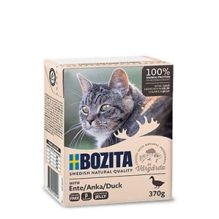 BOZITA BOZITA Mięsne kawałki z kaczką w galaretce 370g