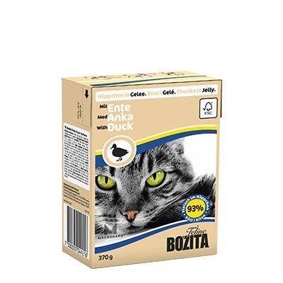 BOZITA BOZITA Mięsne kawałki z kaczką w galaretce 370g BOZITA BOZITA Mięsne kawałki z kaczką w galaretce 370g
