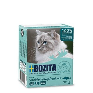 BOZITA BOZITA Mięsne kawałki z łupaczem w galaretce 370g