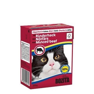 BOZITA BOZITA Mięsne kawałki z wołowiną w galaretce 370g