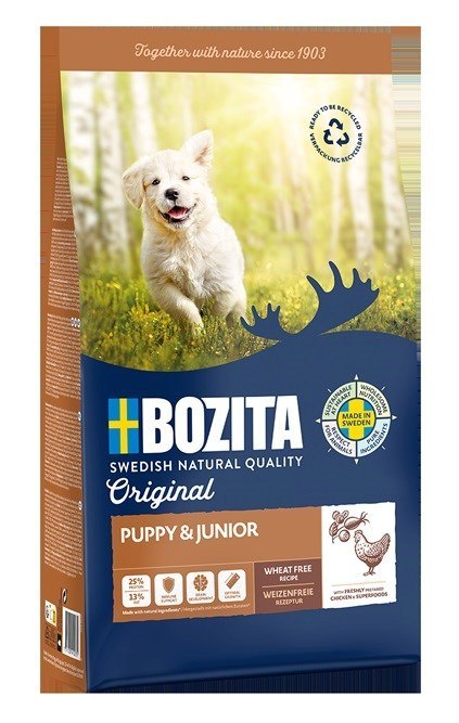 BOZITA Bozita Original Puppy & Junior Kurczak - sucha karma dla psa - 12 kg BOZITA Bozita Original Puppy & Junior Kurczak - sucha karma dla psa - 12 kg