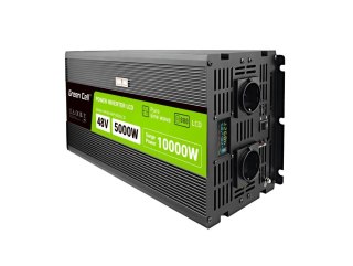 Green Cell GREEN CELL PRZETWORNICA LCD 48V/230V 5000W/10000W CZYSTY SINUS INVGC48P5000LCD