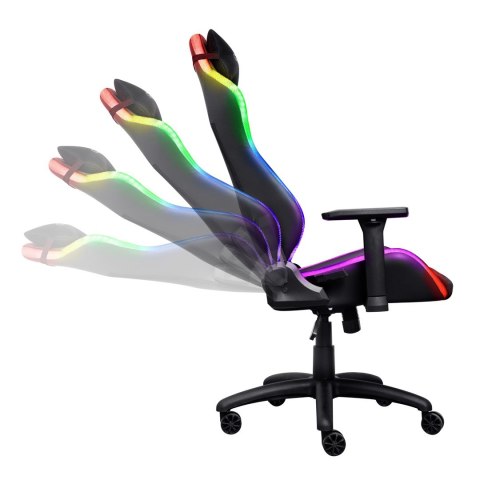 Trust Fotel gamingowy TRUST GXT719 RUYA RGB czarne (25185) Trust Fotel gamingowy TRUST GXT719 RUYA RGB czarne (25185)