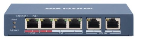 Hikvision SWITCH POE HIKVISION DS-3E0106HP-E 6-PORTOWY