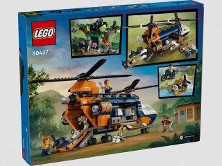 Lego LEGO City 60437 Helikopter badaczy dżungli w bazie