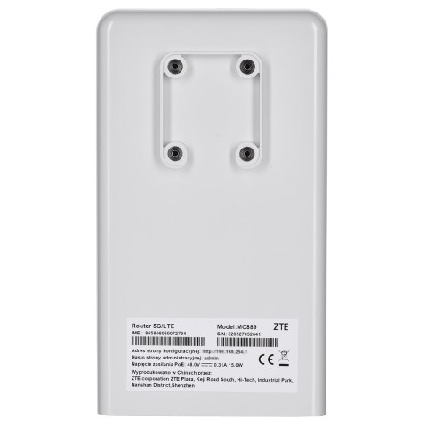 ZTE Poland Router ZTE MC889 5G ODU