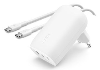 Belkin Ładowarka Belkin BoostCharge 3 Port USB-C PD 3.1 PPS Wall Charger 67W White