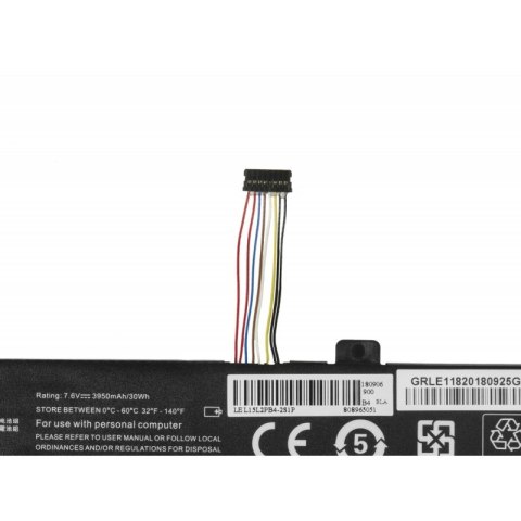Green Cell GREEN CELL BATERIA LE118 L15C2PB3 L15L2PB4 L15M2PB3 L15S2TB0 DO LENOVO IDEAPAD 310 310-15IKB 510 510-15ISK 3500MAH 7.6V