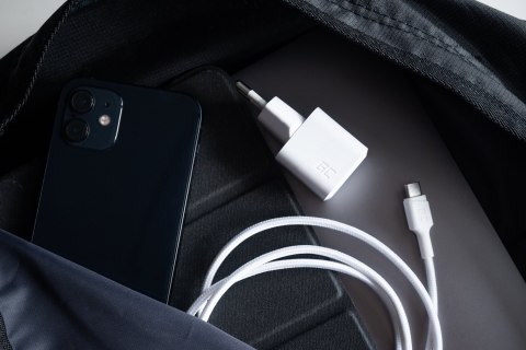 Green Cell GREEN CELL ŁADOWARKA USB-C GAN GC POWERGAN 33W PD 3.0 QC 3.0 USB-C BIAŁA
