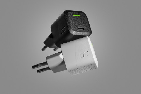 Green Cell GREEN CELL ŁADOWARKA USB-C GAN GC POWERGAN 33W PD 3.0 QC 3.0 USB-C BIAŁA