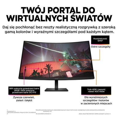 Hewlett-Packard MONITOR HP LED, QHD 32" OMEN 32c (780K6E9) 165Hz