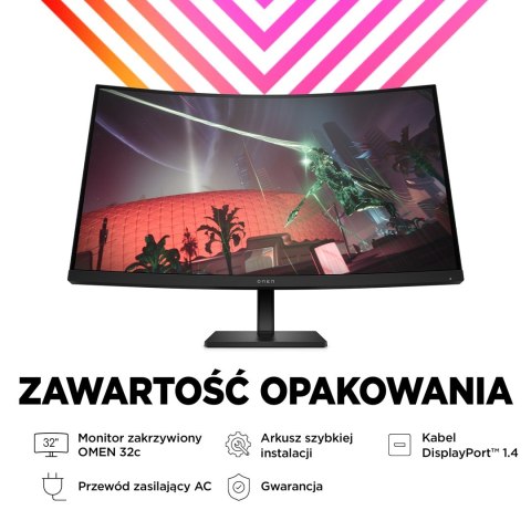 Hewlett-Packard MONITOR HP LED, QHD 32" OMEN 32c (780K6E9) 165Hz
