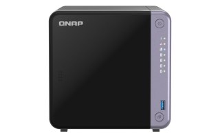 QNAP Qnap TS-432X-4G, Tower, 4 x 2.5"/3.5" SATA, AnnapurnaLabs Alpine AL524 4C, 4GB (Max. 16GB) DDR4 SODIMM, 2 x 2.5GbE, 1 x 10GbE SF
