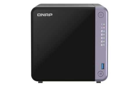 QNAP Qnap TS-432X-4G, Tower, 4 x 2.5"/3.5" SATA, AnnapurnaLabs Alpine AL524 4C, 4GB (Max. 16GB) DDR4 SODIMM, 2 x 2.5GbE, 1 x 10GbE SF