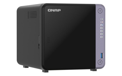 QNAP Qnap TS-432X-4G, Tower, 4 x 2.5"/3.5" SATA, AnnapurnaLabs Alpine AL524 4C, 4GB (Max. 16GB) DDR4 SODIMM, 2 x 2.5GbE, 1 x 10GbE SF