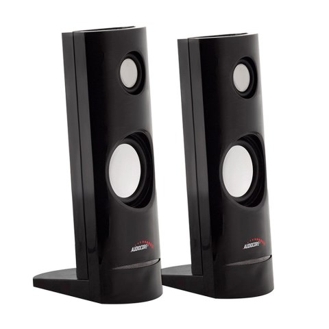 AUDIOCORE Zestaw głośników komputerowe AUDIOCORE AC860 (2.0; kolor czarny) AUDIOCORE Zestaw głośników komputerowe AUDIOCORE AC860 (2.0; kolor czarny)