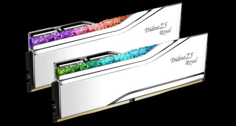 G.SKILL G.SKILL TRIDENT Z5 ROYAL RGB DDR5 2X16GB 7200MHZ CL34 XMP3 SILVER F5-7200J3445G16GX2-TR5S
